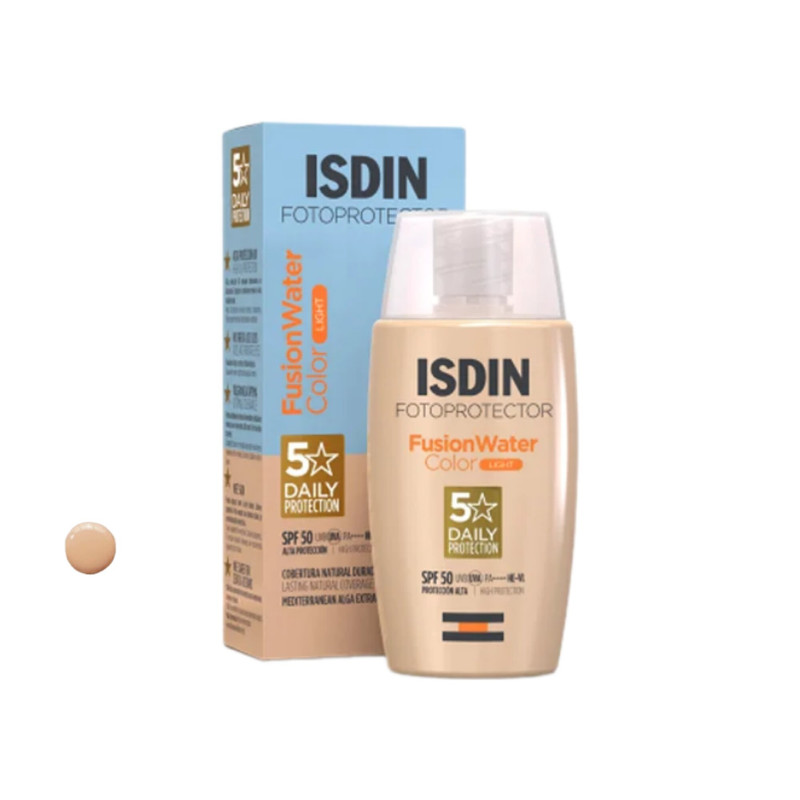 کرم ضد آفتاب رنگی ایزدین SPF50 مدل FCL مناسب انواع پوست حجم 50 میلی‌لیتر