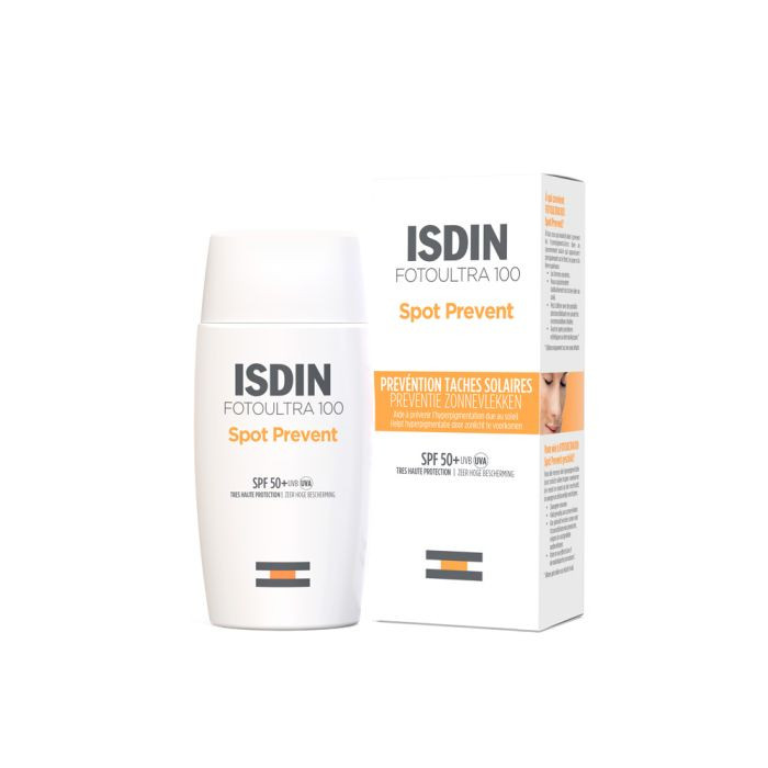 لوسیون ضد آفتاب بدون رنگ ایزدین SPF50 مدل FotoUltra مناسب انواع پوست حجم 50 میلی‌لیتر